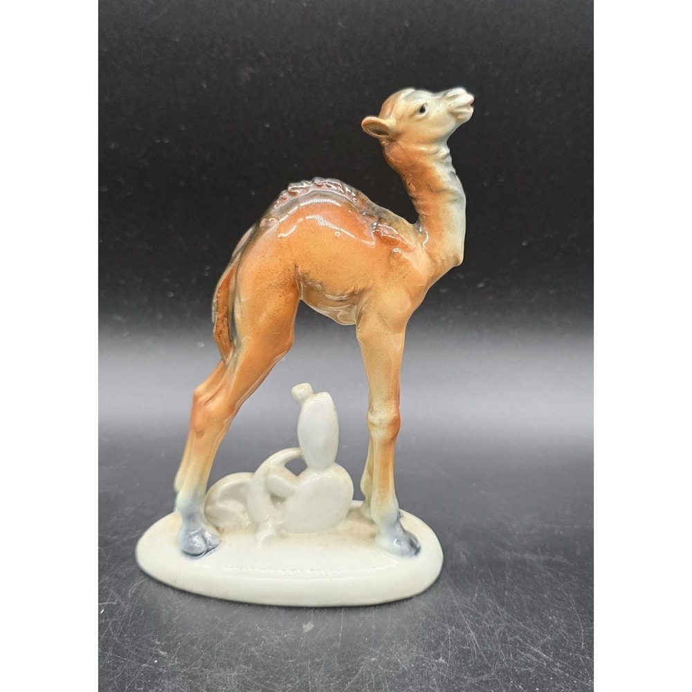 Antique Katzhutte Hertwig &‎ Co Camel Figurine 6" Germany